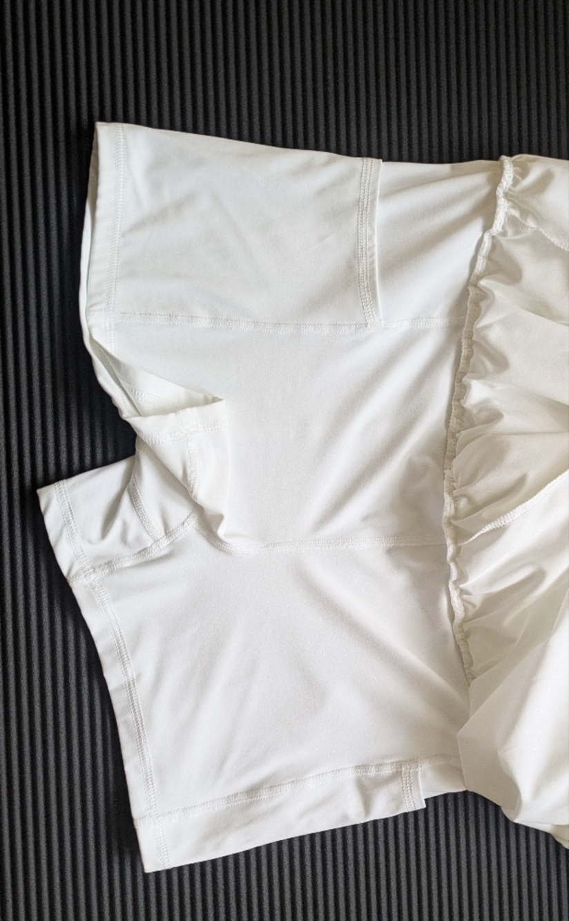 Joy Lab Women's High Rise Double Layer Run Shorts White Large Running Gym NEW - Picture 7 of 15